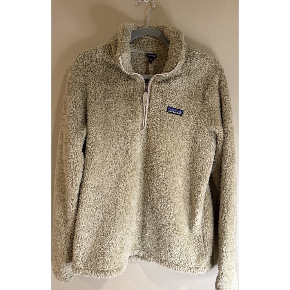 Patagonia Los Gatos Fleece Jacket 1/4 Quarter Zip Pullover Size: L EUC